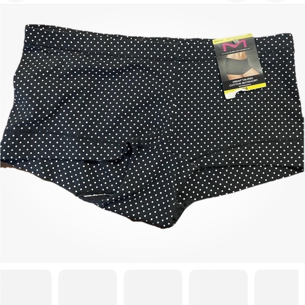 Maidenform Dream Tailored Boyfriendshort Panties Cotton Size 6 NWT